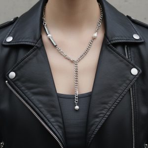 Coolt barock halsband i rostfritt stål