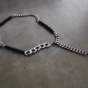 Black Pearls halsband med kedjor i lager på lager design